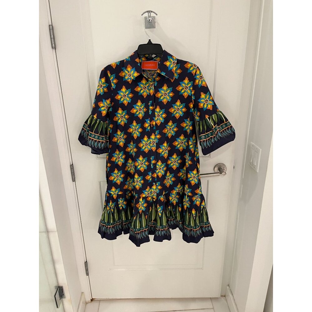 LA DoubleJ Tuckernuck Choux Dress in Ashbury Sz MEDIUM Floral - Picture 4 of 13